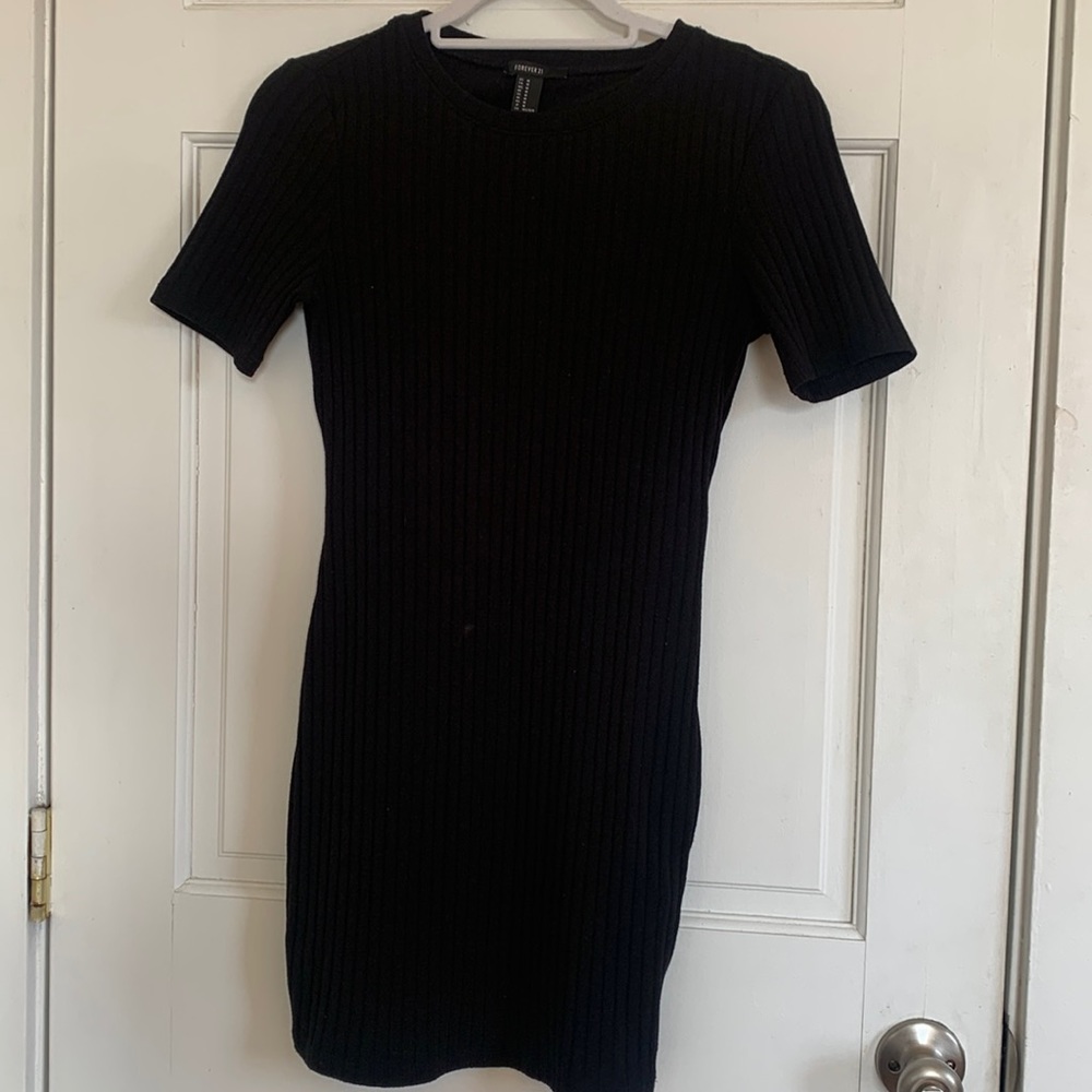 Black Cut-Out Mini Dress